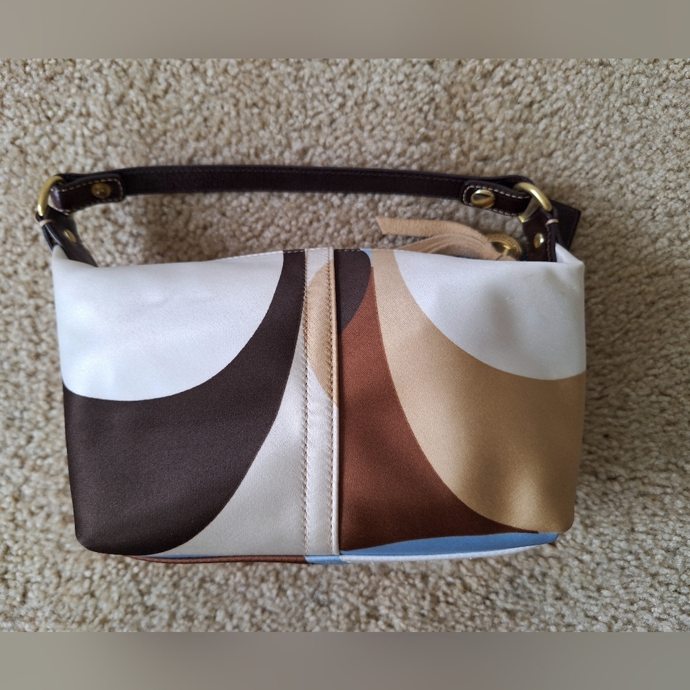 Coach Multicolor Satin Women's Small Bag/ Cosmetic Bag - Picture 2 of 15